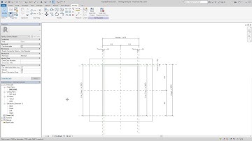 BIMedge   Families   View scale, Dimension layout and XY Plan Z Front