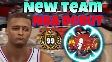 Nba Debut and New Team nba 2K20 mobile my career episode 1