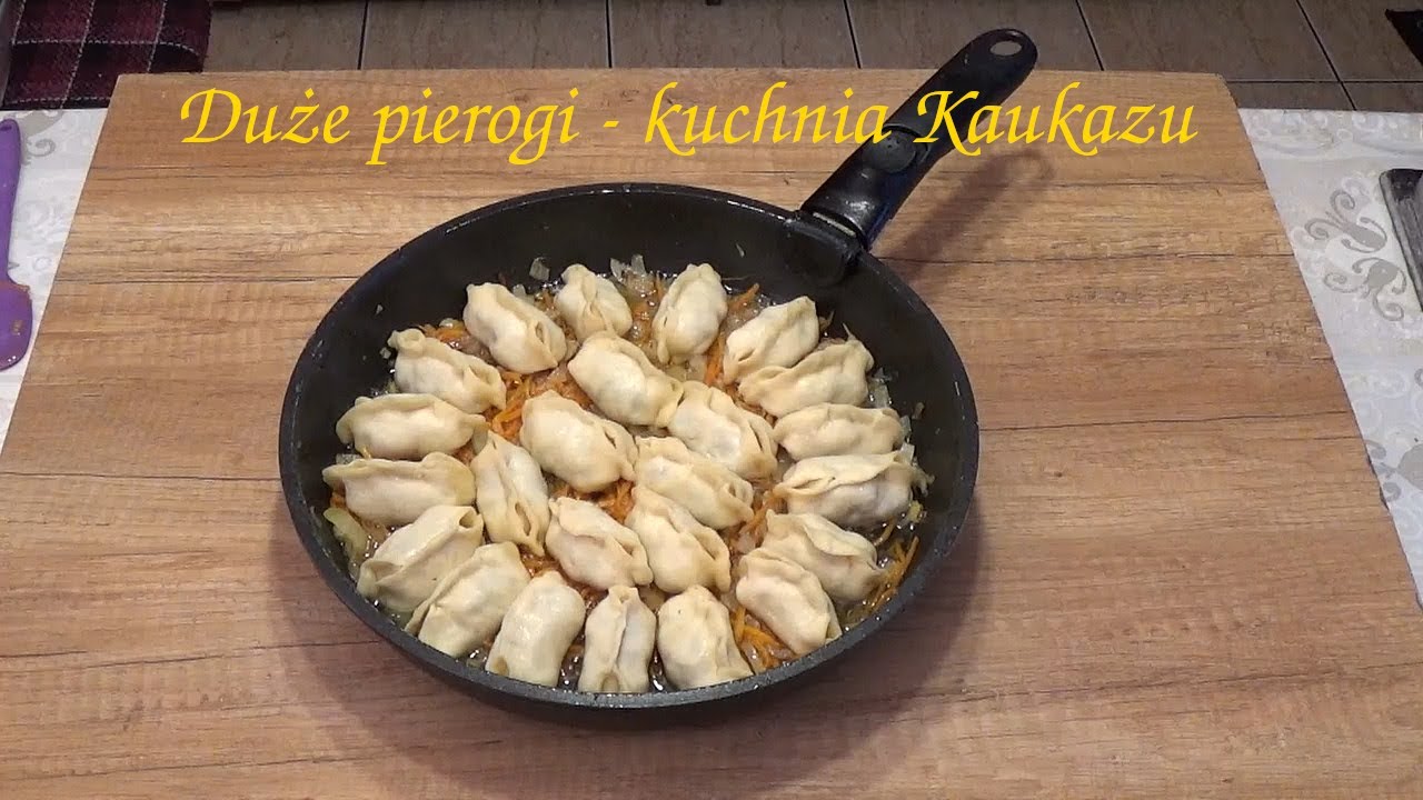 Duże pierogi z mięsem  MANTY,   kuchnia Kaukazu, Turcji