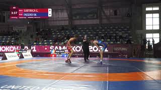 FADZAEV M. (RUS) - SUBTIRICA G. (ROU) 1/4 CADET EUROPEAN CHAMPIONSHIP 2021