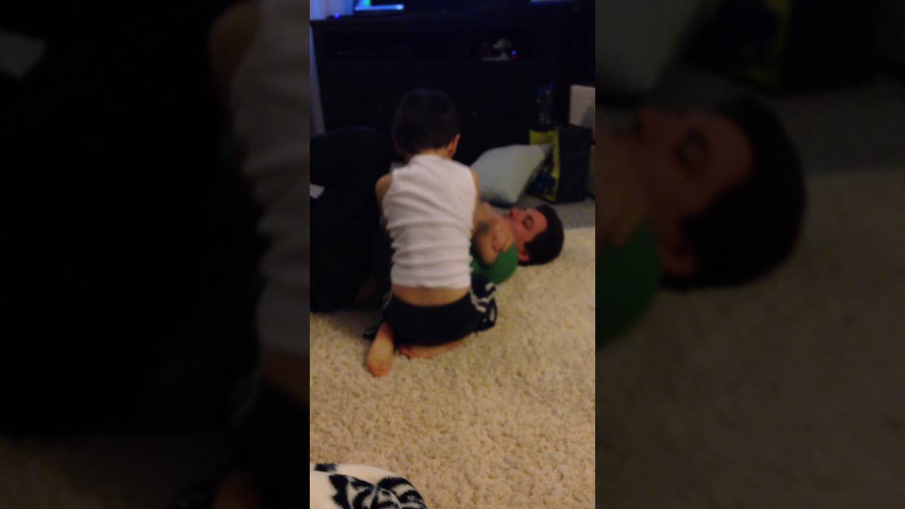 Wrestling tickle attack!