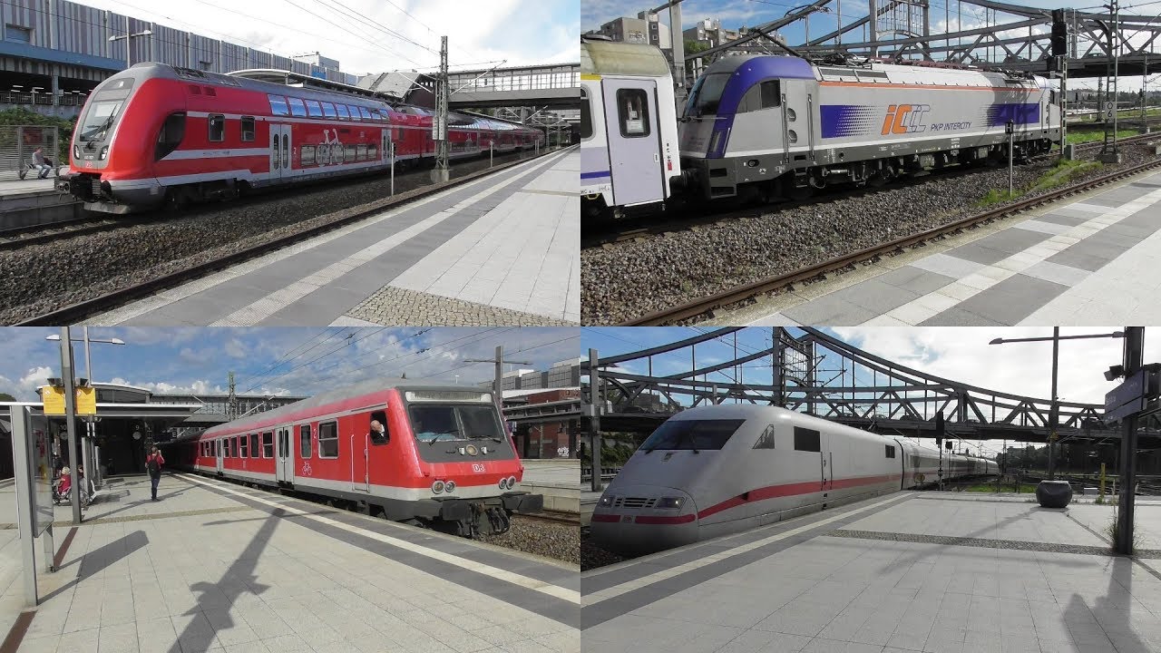 Bahnverkehr in Berlin-Gesundbrunnen mit y-Wagen, Br112&143, Twindexx, ICE 1,2&T, EC Umleiter uvm.