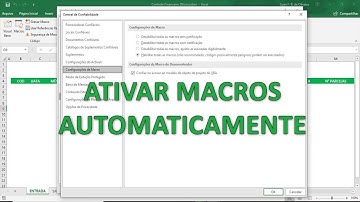 Habilitar Guia DESENVOLVEDOR no Excel e Permitir Execução de Macros VBA
