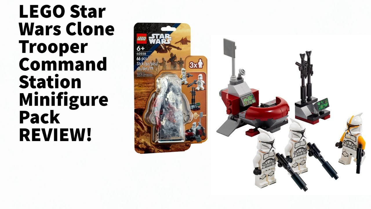 LEGO Star Wars Clone Trooper Command Station Accessory Pack REVIEW! Set 40558