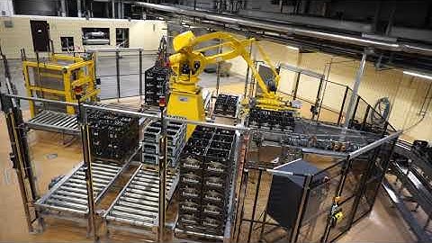 vision-tec Automatische Palettierung in der Paderborner Brauerei