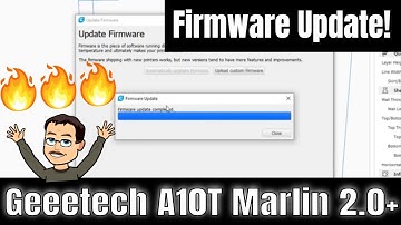 Updated! Geeetech A10T Firmware Marlin 2.0+ & Setup Cura in Minutes