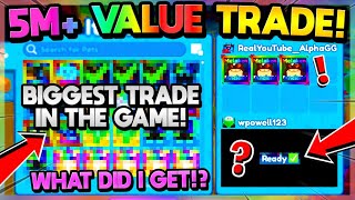 🤑5 MILLION VALUE!! *BIGGEST TRADE* IN MINING SIMULATOR 2!! (Roblox)