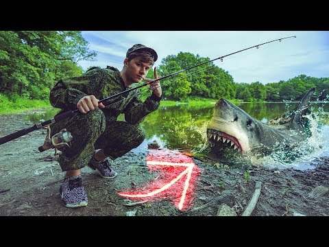 ПОЙМАЛ МЕГАЛОДОНА В РЕАЛЬНОЙ ЖИЗНИ! ВЫЖИВАНИЕ В ЛЕСУ ОТ EXILE!