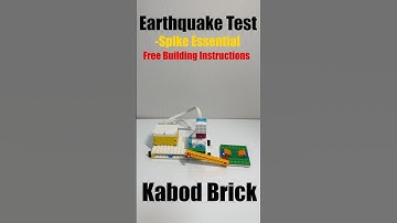 Earthquake Test -Lego Spike Essential 45345(Free building Instructions) #legoeducation #robot