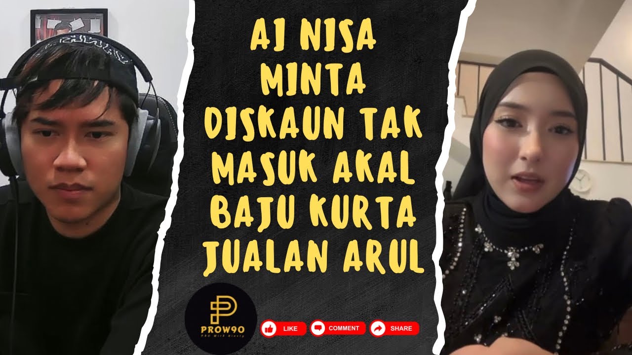 AI NISA MINTA DISKAUN TAK MASUK AKAL BAJU KURTA JUALAN ARUL | 23.02.2026