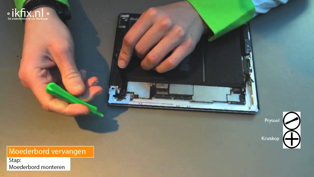 iPad 3 moederbord / logic board vervangen YouTube
