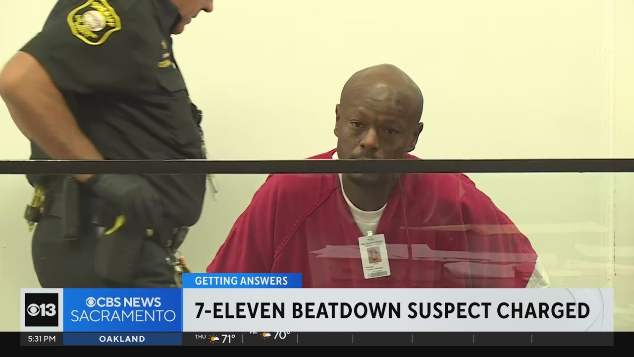 Stockton 7-Eleven beatdown suspect makes appearance in court - YouTube
