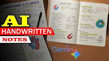 Handwritten Notes with AI | Study Hacks using Gemini AI | AI se Handwritten Notes ✍️ | Study Hack 😱
