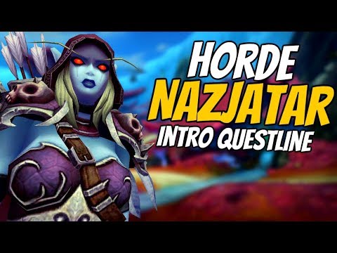 Horde Nazjatar Intro Questline | WoW Patch 8.2 PTR Rise of Azshara | World of Warcraft
