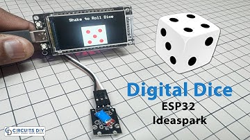 ESP32 Tilt Dice: Shake-to-Roll Digital Dice Project