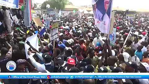 GOV ABUBAKAR SANI BELLO CANVASS  VOTES FOR ALL APC CANDIDATES AS HE FLAGS OFF CAMPAIGN IN NIGER EAST