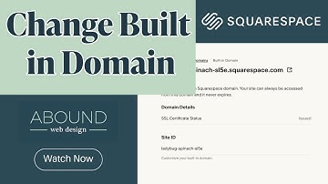 How to Change the Built-In Domain on a Squarespace Website