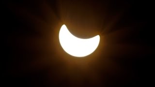 Solar Eclipse time lapse 2015. Zagreb, Croatia