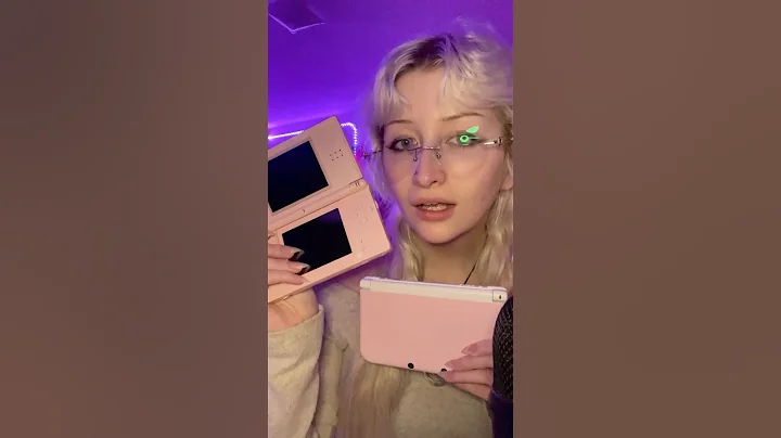ds lite vs 3ds XL, this or that? 🎮🩷  #asmr