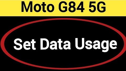 How to set data usage, Photo G84 5G data limit Kaise lagaen
