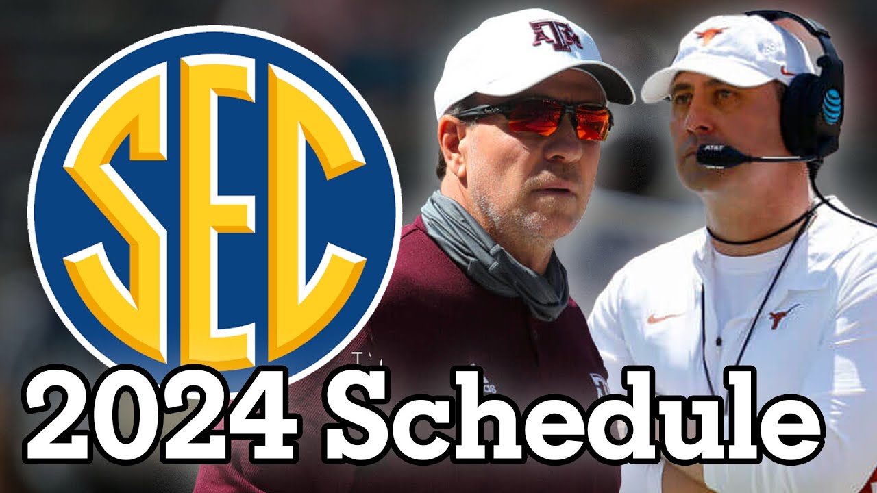 SEC reveals 2024 football schedule YouTube