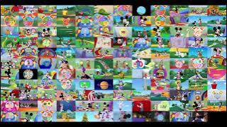 All mickey mouse clubhouse (2006-2016) 131 episodes played at the same time (season 1-5)