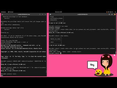 MariaDB -  Crear Base de Datos con la Terminal de Linux