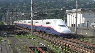 上越新幹線 E4系P13編成 Maxとき330号　長岡→浦佐にて　/Japanese Bullet Train E4Series Joestu Shinkansen Max TOKI