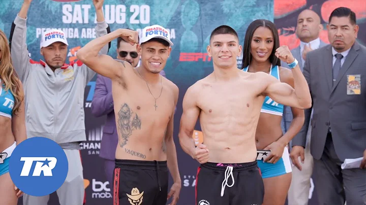 Emanuel Navarrete and Eduardo Baez Make Weight | World Title Fight Official Tomorrow Night ESPN