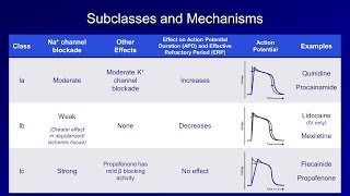 Antiarrhythmics (Lesson 2 - Sodium Channel Blockers)