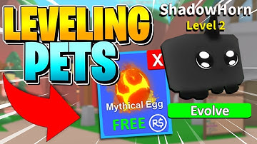 ROBLOX MINING SIMULATOR: NEW PET LEVELING UPDATE! [FREE MYTHICALS]