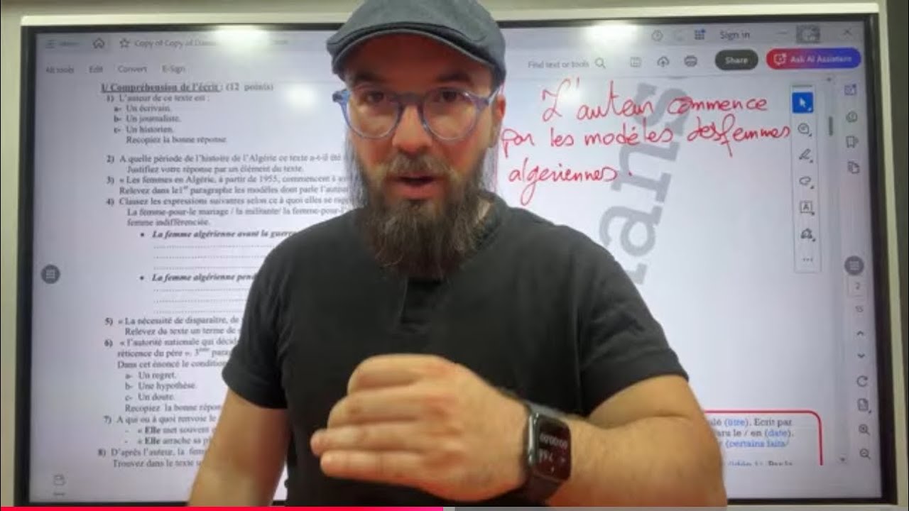 مراجعة شاملة فرنسية البث المباشر 2 فرنسية (العلامة الكاملة في compte rendu مهما كان مستواك) BAC 2025