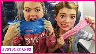 Making Slime On A Plane - What A Mess! / JustJordan33