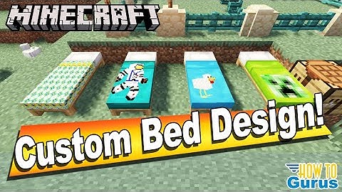 How You Can Make a Custom Bed Design in Minecraft - Beds Texture Pack Tutorial Java