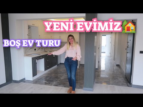 YENİ EVİMİZ🏡BOŞ EV TURU💕