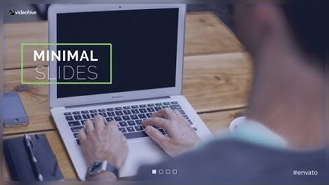 After Effects Template: Minimal Slides