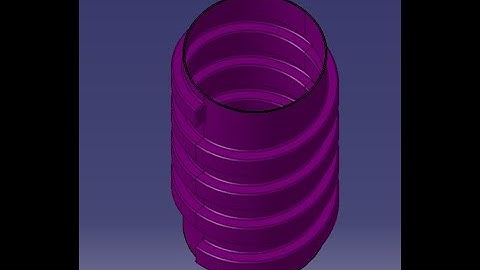 Plastic Bottle head design | CATIA V5 | Surface modelling #1