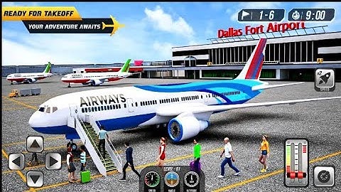 Real Flight Airplane City Pilot Simulator - Plane Boeing Emergency Landing -Android Gameplay#gaming