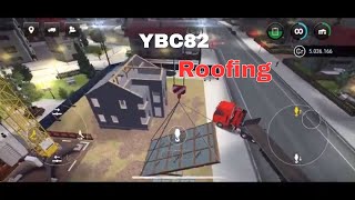 Construction Simulator 3 - #24 Extended House Construction: Roofing - Gameplay