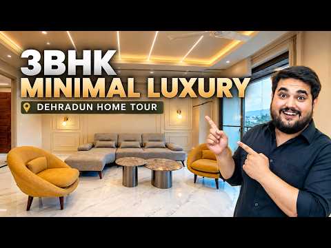 3BHK Minimal Luxury Home Tour in Dehradun | Elegant & Functional Interior Design