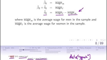 7.2 A Single Dummy Independent variable