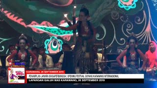 Penampilan Jawara Singaperbangsa | Opening Festival Goyang Karawang | Lapangan Galuh Mas Karawang