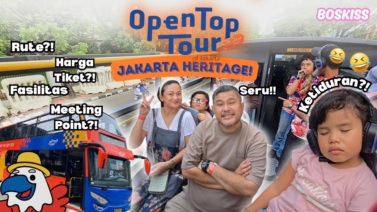 PENASARAN?! CARA NAIK OPEN TOP TOUR JAKARTA HERITAGE TOUR! SUPER SERU!!