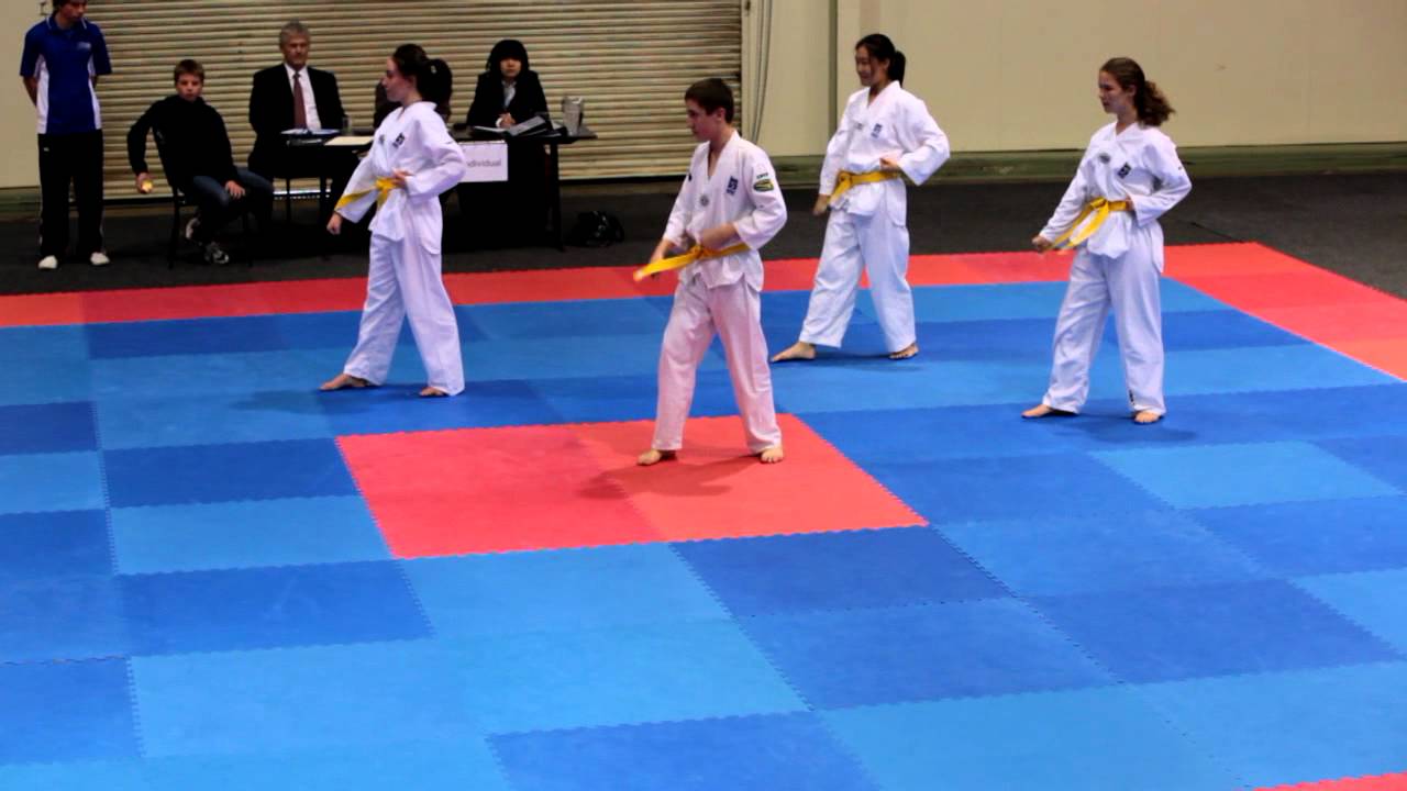 TKD ACT Championships Yellow Belt Group YouTube