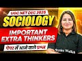 UGC NET Sociology | UGC NET Sociology Important Extra Thinkers Most Expected Questions