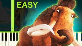 ICE AGE THEME - EASY Piano Tutorial