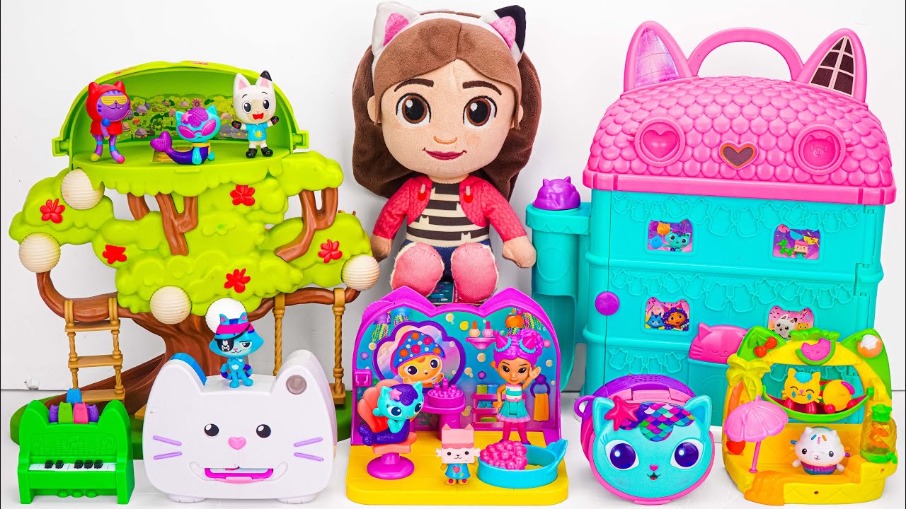 Satisfying Unboxing Gabby Boxes & Gabby's Treehouse Set, Plush Toy