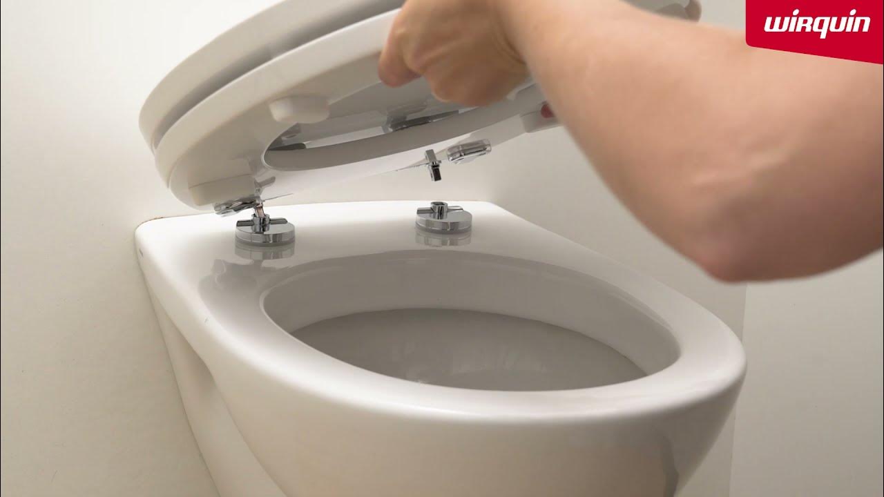 Installation Abattant à fermeture ralentie / Soft close toilet