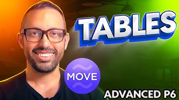 Aptos MOVE Smart Contracts - ADVANCED P6 - Tables