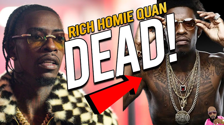 Rapper RIch Homie Quan Dead...Here's What Happened